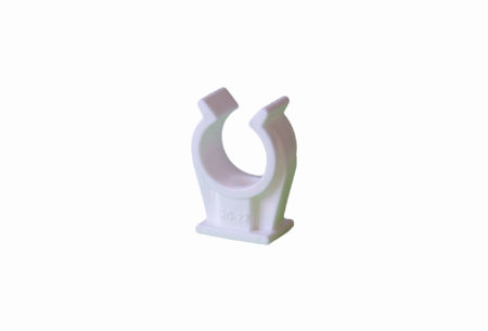 Cpr plastic pipe clip and Cpr plastic pipe clip with thread M6 for copper pipes and cable distribution systems
