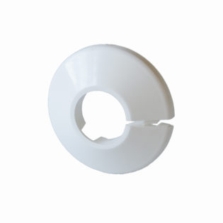 Plastic single pipe cover (rosette)