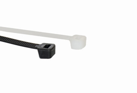 Plastic cable tie – ZIP (white/black)