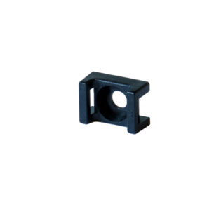 Saddle-type cable tie mount